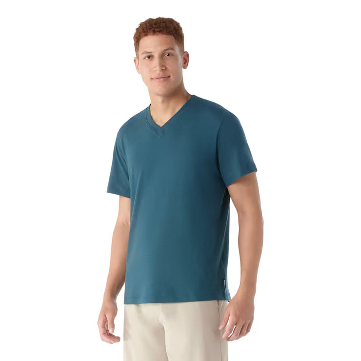 Smartwool Men's Perfect V - Neck Short Sleeve Tee Shorts